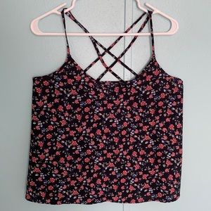 Chiffon tank blouse.